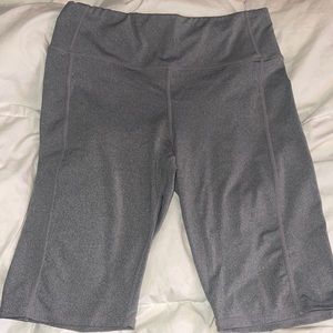 Grey biker shorts
